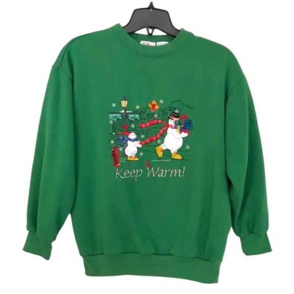 90s Christmas Nutcracker Sweatshirt Ugly Christmas Holiday Sweater Small - Picture 1 of 9